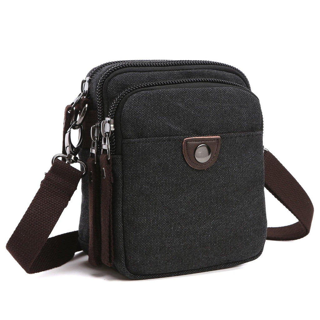 Mini Vintage Unisex Canvas Messenger Bag - Dasein Bags
