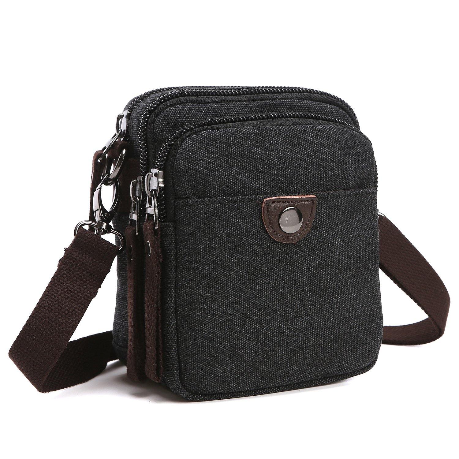 Mini Vintage Unisex Canvas Messenger Bag - Dasein Bags