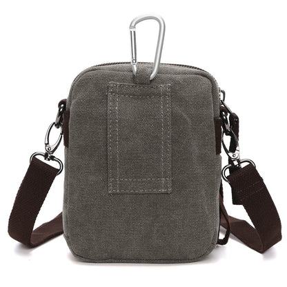 Mini Vintage Unisex Canvas Messenger Bag - Dasein Bags