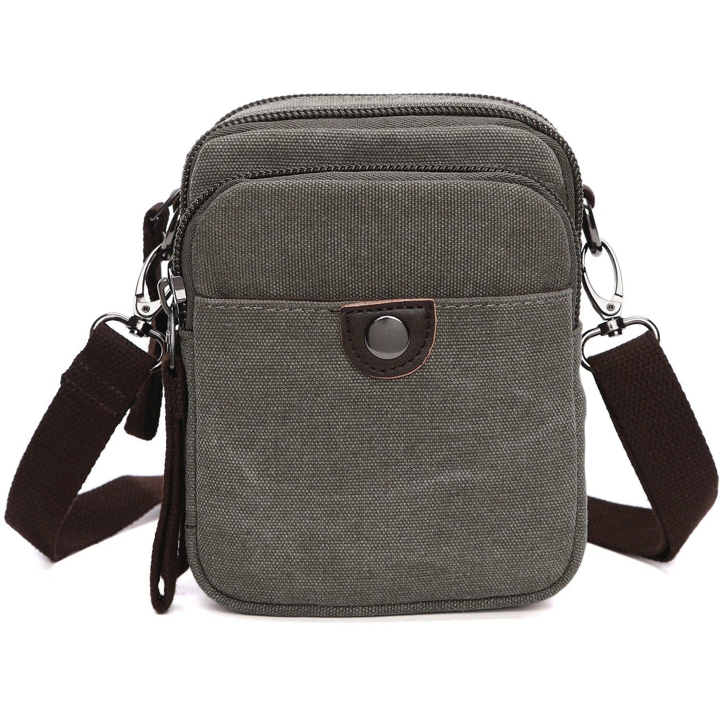 Mini Vintage Unisex Canvas Messenger Bag - Dasein Bags