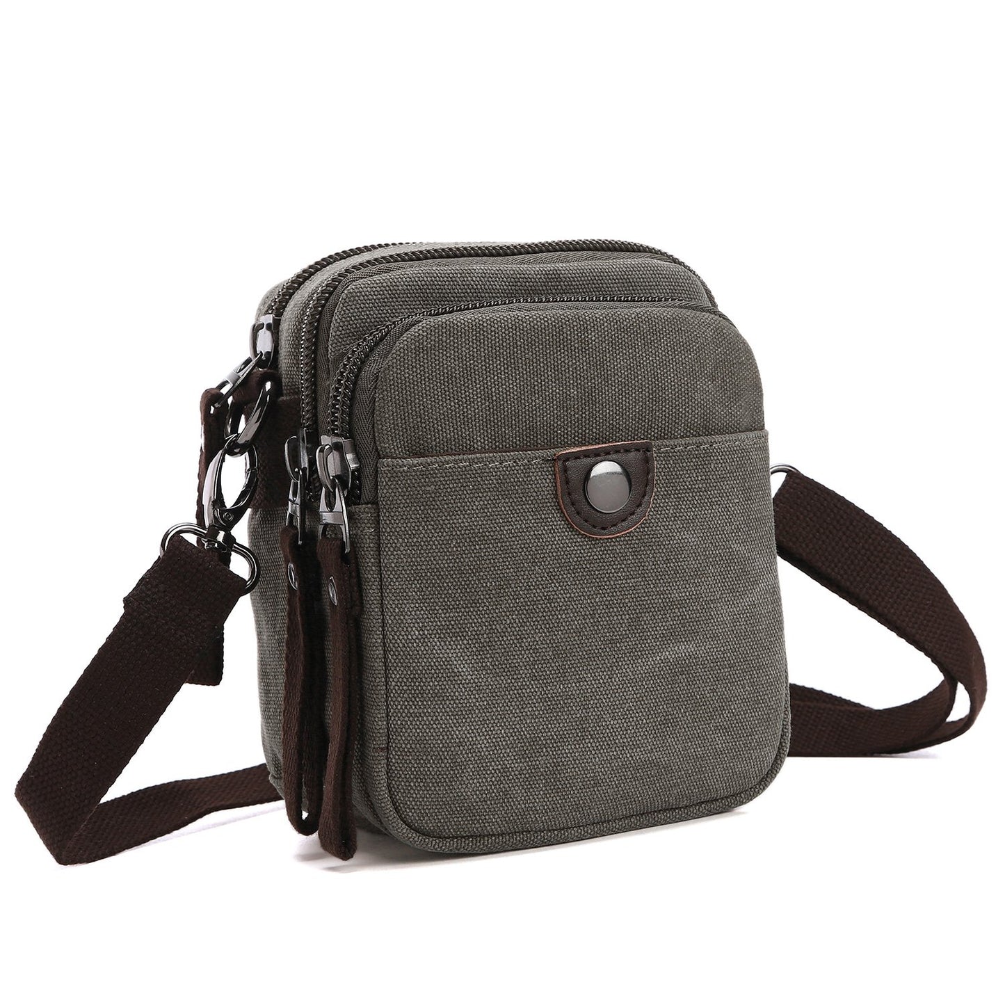 Mini Vintage Unisex Canvas Messenger Bag-Crossbody/Messenger bag-Dasein Bags