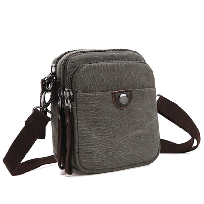 Mini Vintage Unisex Canvas Messenger Bag - Dasein Bags