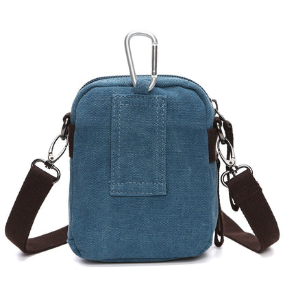 Mini Vintage Unisex Canvas Messenger Bag - Dasein Bags