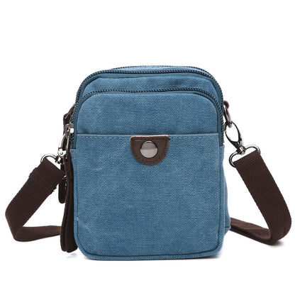 Mini Vintage Unisex Canvas Messenger Bag - Dasein Bags