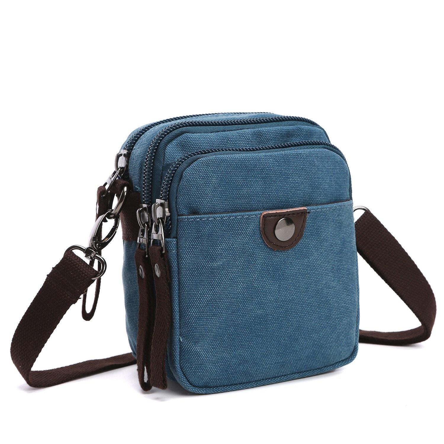 Mini Vintage Unisex Canvas Messenger Bag - Dasein Bags