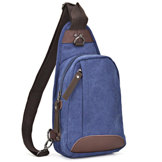 Dasein Vintage Canvas Messenger/ Cross body Bag/ Sling Pack/ Chest bag for Men - Dasein Bags