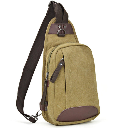 Dasein Vintage Canvas Messenger/ Cross body Bag/ Sling Pack/ Chest bag for Men - Dasein Bags