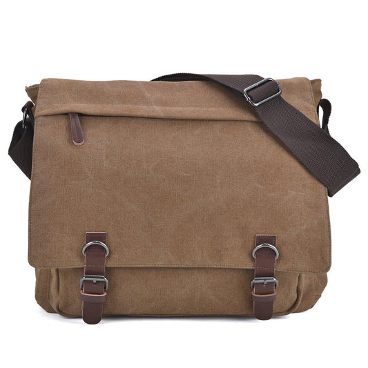 Dasein Vintage Unisex Large Canvas Messenger Bag/Cross body - Dasein Bags