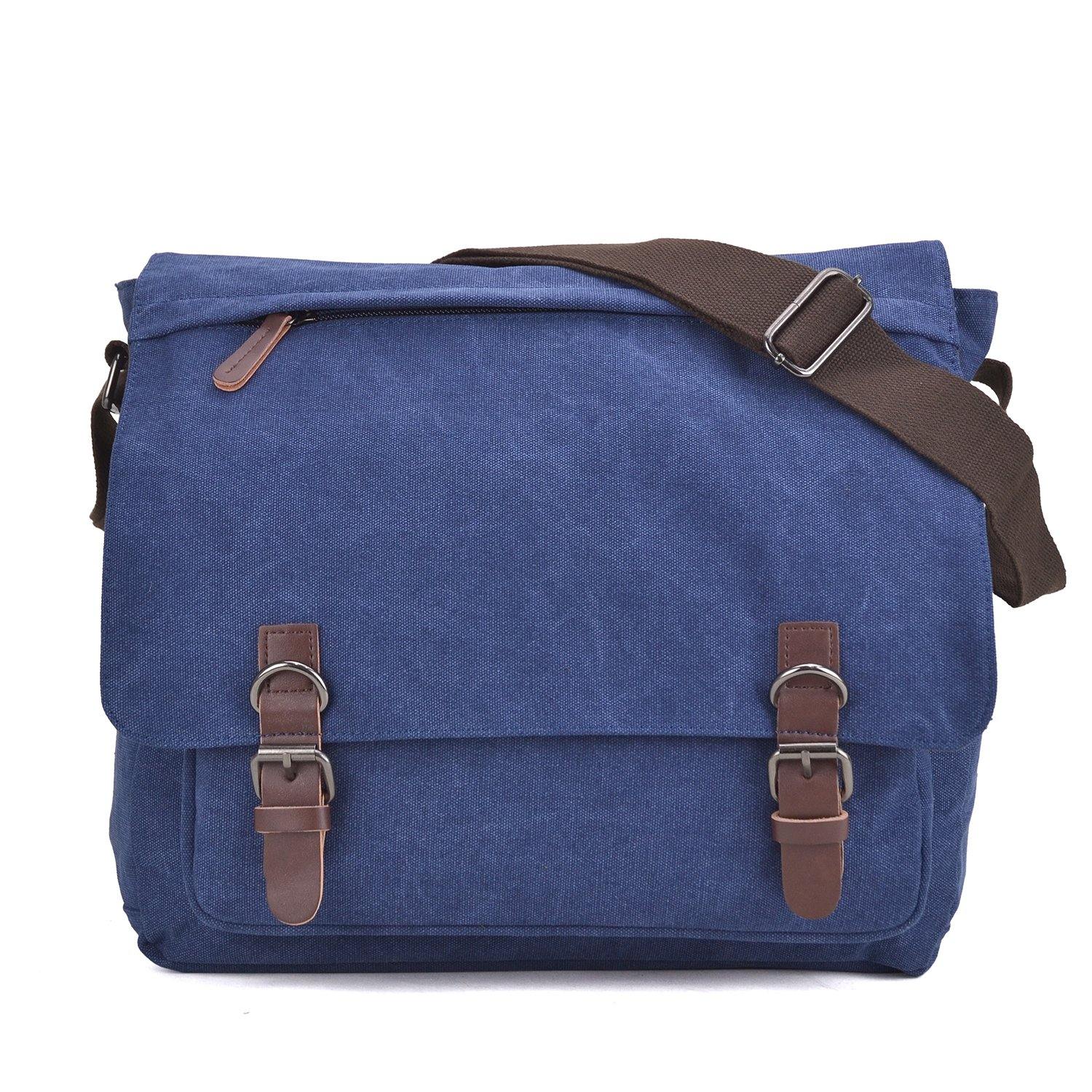 Dasein Vintage Unisex Large Canvas Messenger Bag/Cross body - Dasein Bags