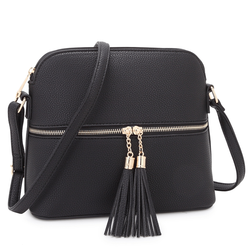 Tassel Crossbody Bag-Crossbody/Messenger bag-Dasein Bags