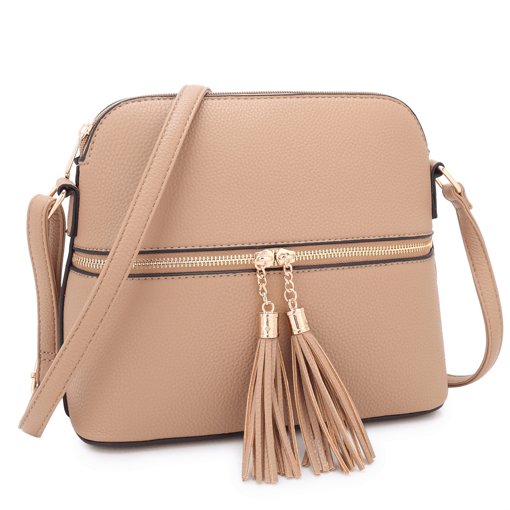 Tassel Crossbody Bag-Crossbody/Messenger bag-Dasein Bags