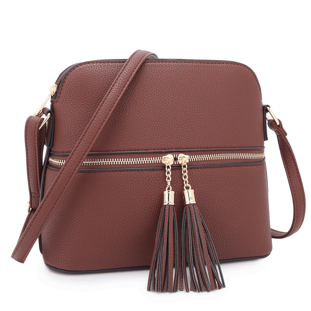 Tassel Crossbody Bag-Crossbody/Messenger bag-Dasein Bags
