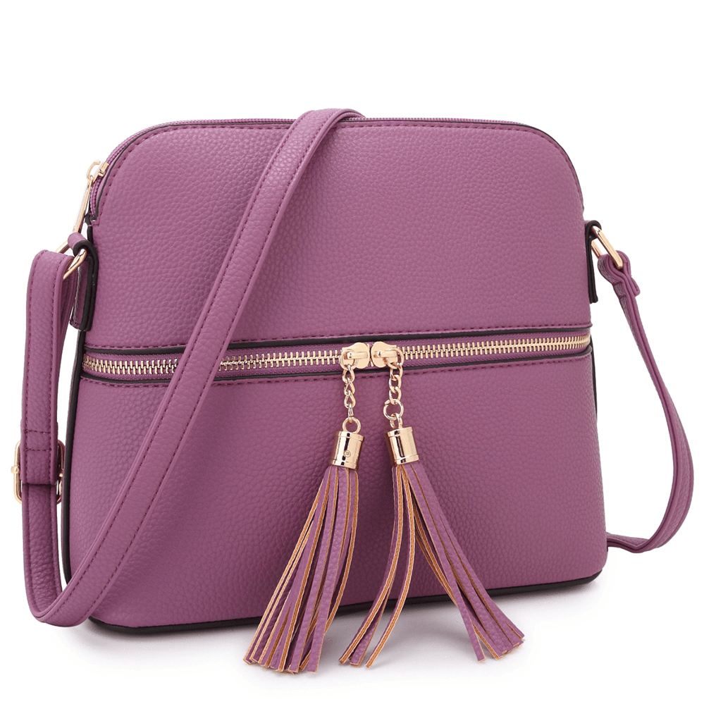 Tassel Crossbody Bag-Crossbody/Messenger bag-Dasein Bags