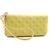 Quilted Zip-Around Wallet With Detachable Wristlet Strap - Dasein Bags