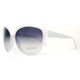 Oversized Fashion Sunglasses w/ Quilt-like Texture Design on Side