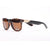 Classic Wayfarer Frame Sunglasses - Brown Marble - Dasein Bags