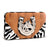 Croco Embossed Wallet with Zebra Trim and Western Emblem - Dasein Bags