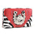 Croco Embossed Wallet with Zebra Trim and Western Emblem - Dasein Bags