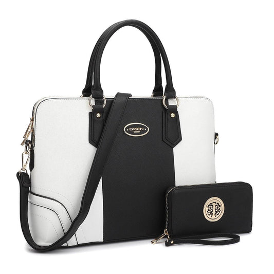 Dasein Slim Briefcase with Matching wallet - Dasein Bags