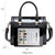 Shiny Patent Faux Leather Barrel Top Handle Satchel Bag for Women Dasein - Dasein Bags