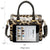Shiny Patent Faux Leather Barrel Top Handle Satchel Bag for Women Dasein - Dasein Bags