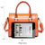Shiny Patent Faux Leather Barrel Top Handle Satchel Bag for Women Dasein - Dasein Bags