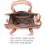 Shiny Patent Faux Leather Barrel Top Handle Satchel Bag for Women Dasein - Dasein Bags
