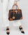 Two-Tone Handbag with Matching Wallet - Dasein Bags