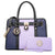 Hanging Emblem Handbag with Matching Wallet-Handbags & Purses-Dasein Bags