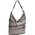 Gold-Tone Quilted Hobo Bag with Front Zipper Deco - Dasein Bags