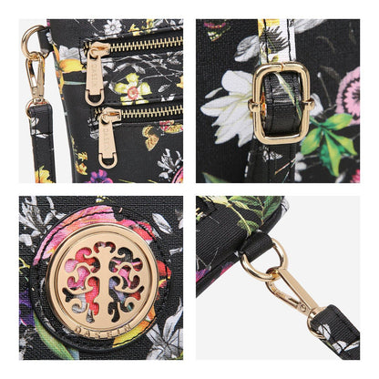 Women PU Leather Lightweight Crossbody Bag with Multi Pockets l Dasein - Dasein Bags