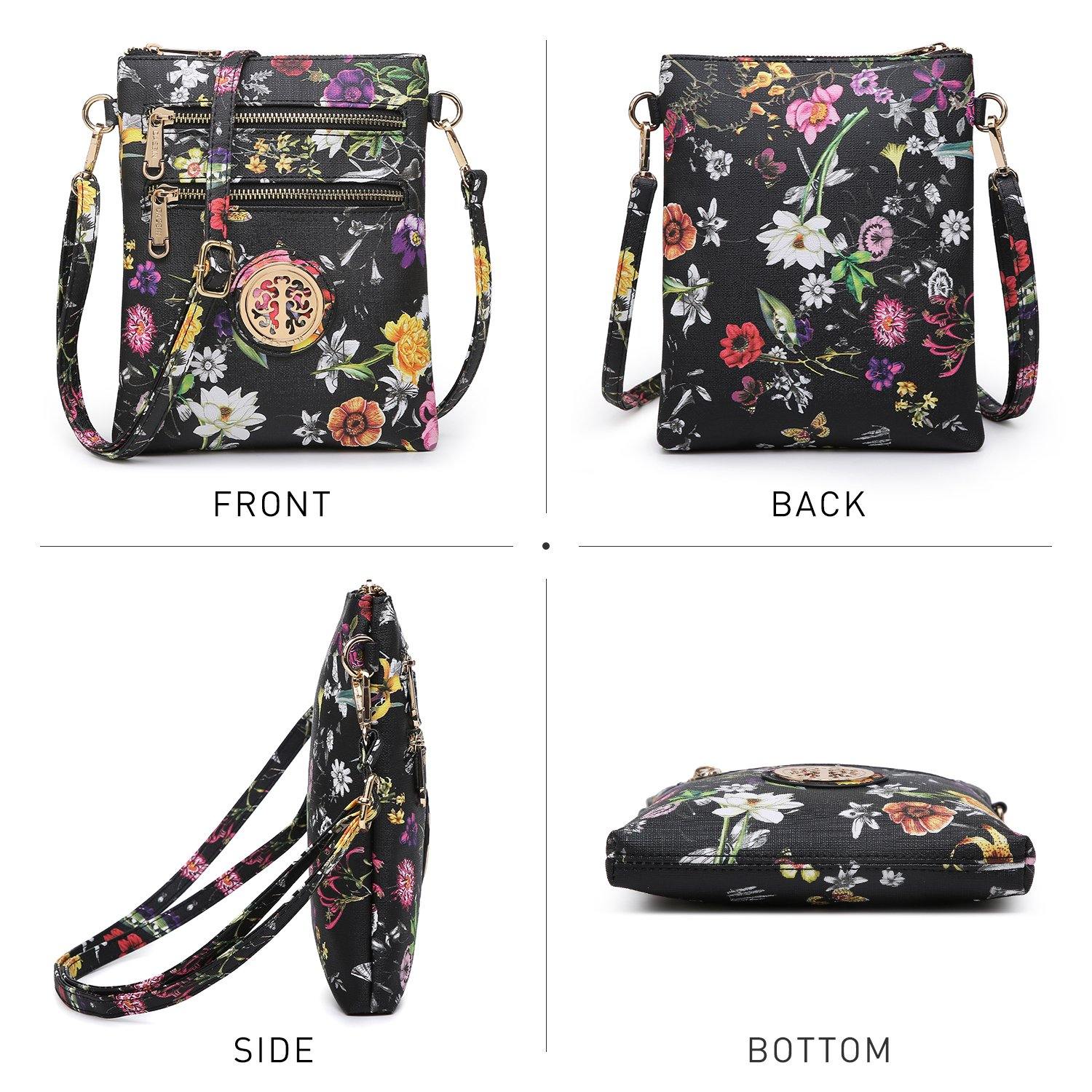 Women PU Leather Lightweight Crossbody Bag with Multi Pockets l Dasein - Dasein Bags