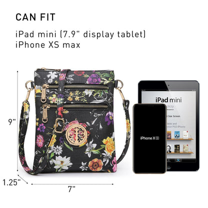 Women PU Leather Lightweight Crossbody Bag with Multi Pockets l Dasein - Dasein Bags