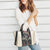 Fashion Stitching Color Large Tote Bag with Matching Wallet l Dasein - Dasein Bags