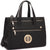 Gold-Tone  Work Satchel - Dasein Bags