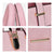 Women Flap-over Belt Top Handle Tote Satchel Purse Work Bag Matching Wristlet bag l Dasein - Dasein Bags