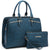 Gold-Tone Hardware Handbag with Matching Wallet-Handbags & Purses-Dasein Bags