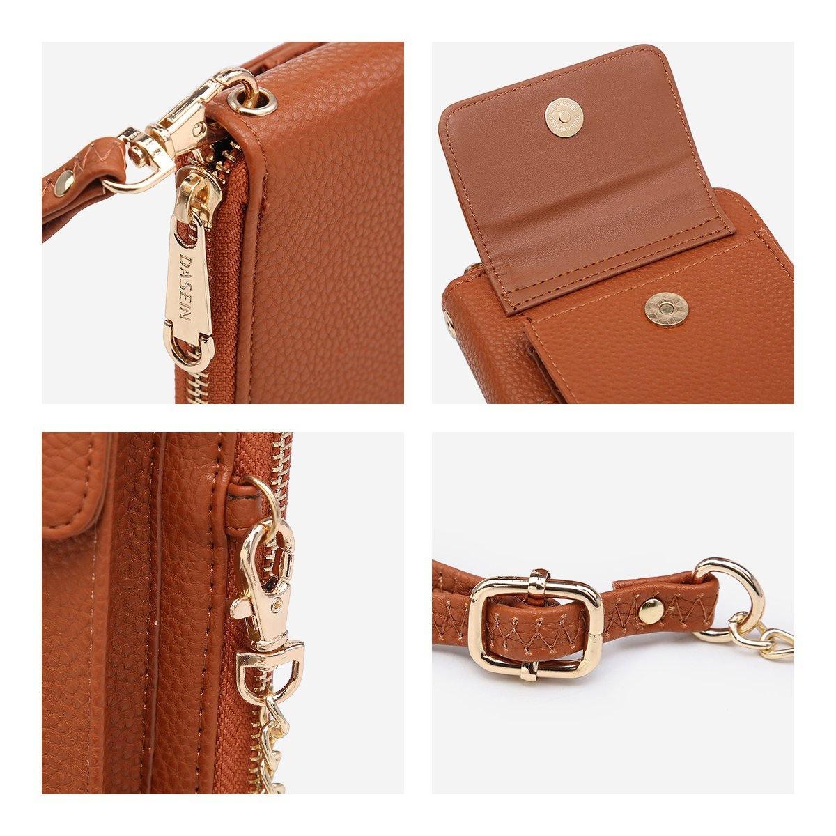 Fashion Small Size Cellphone Wristlet Crossbody Bag - Dasein Bags