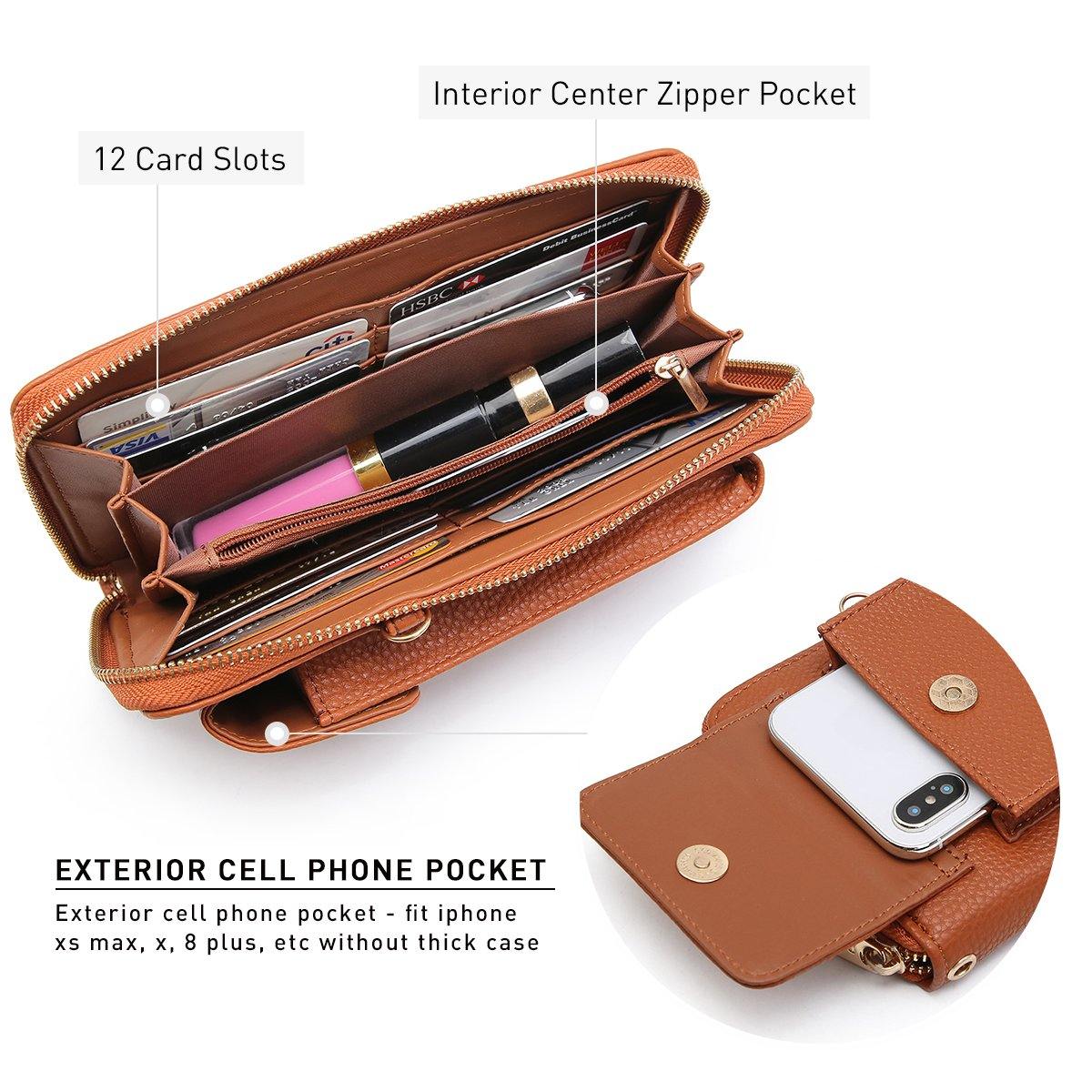 Fashion Small Size Cellphone Wristlet Crossbody Bag - Dasein Bags