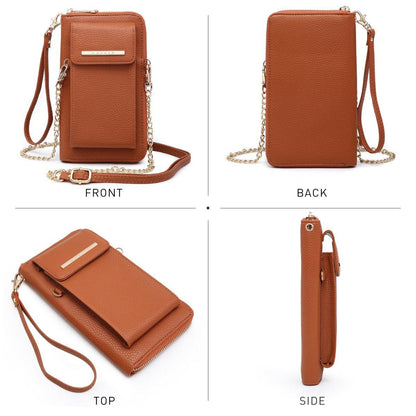 Fashion Small Size Cellphone Wristlet Crossbody Bag - Dasein Bags