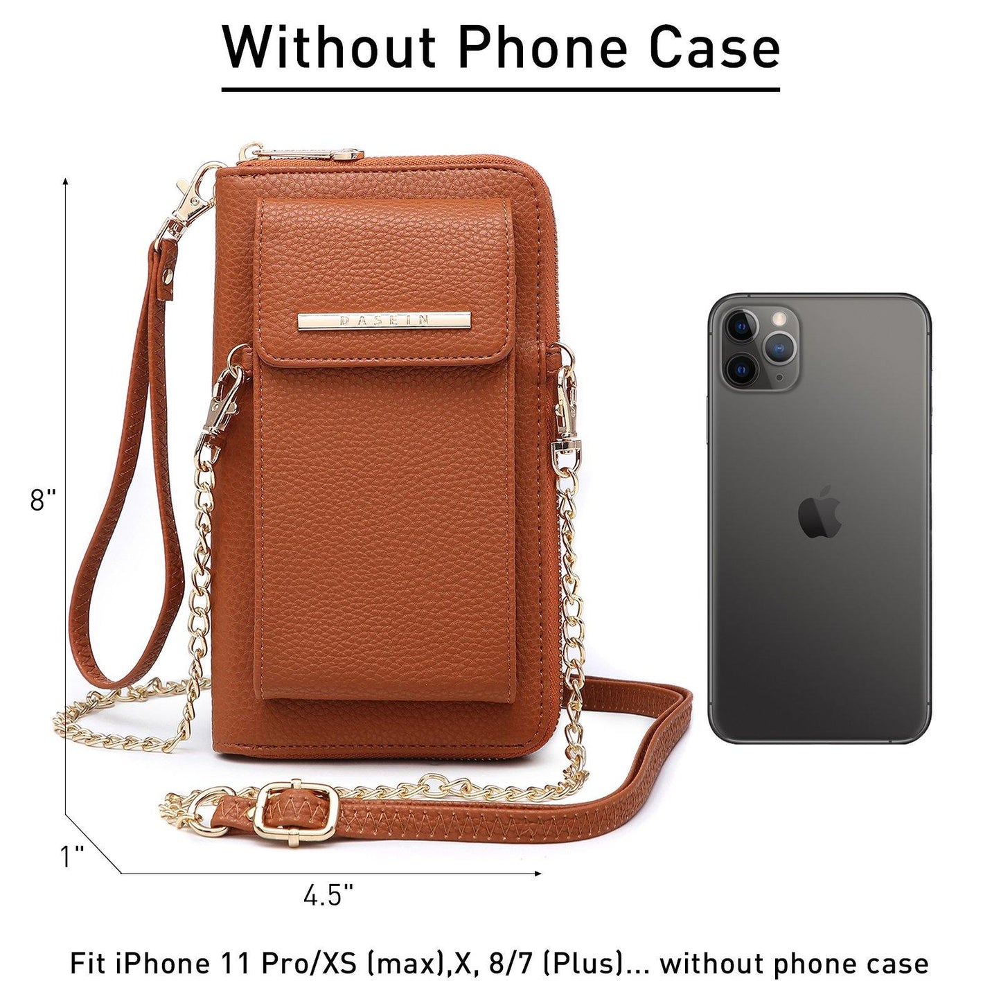 Fashion Small Size Cellphone Wristlet Crossbody Bag - Dasein Bags