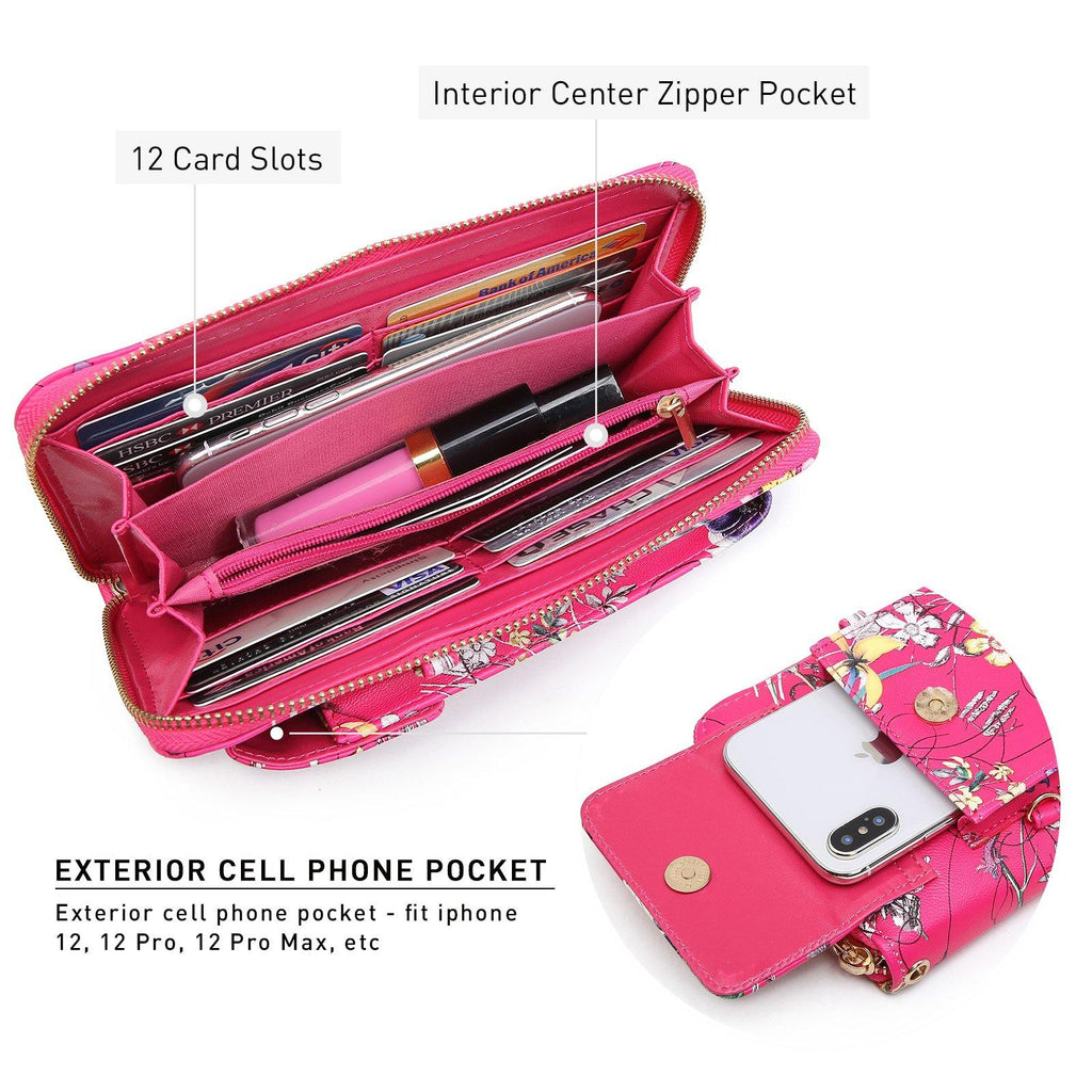 Fashion Small Size Cellphone Wristlet Crossbody Bag - Dasein Bags