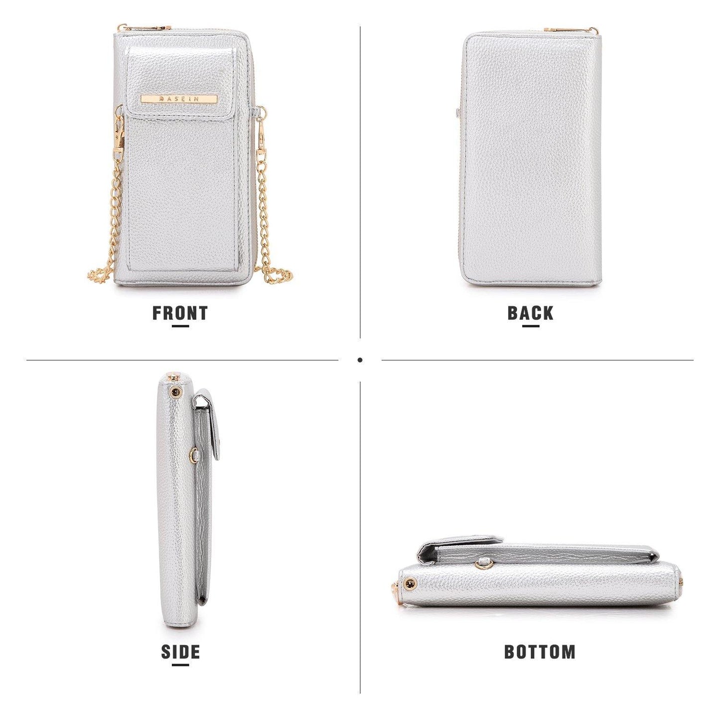 Fashion Small Size Cellphone Wristlet Crossbody Bag - Dasein Bags