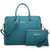Women Slim Purse Vegan Leather Work Bag Tote with Matching Clutch Dasein - Dasein Bags