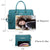 Women Slim Purse Vegan Leather Work Bag Tote with Matching Clutch Dasein - Dasein Bags