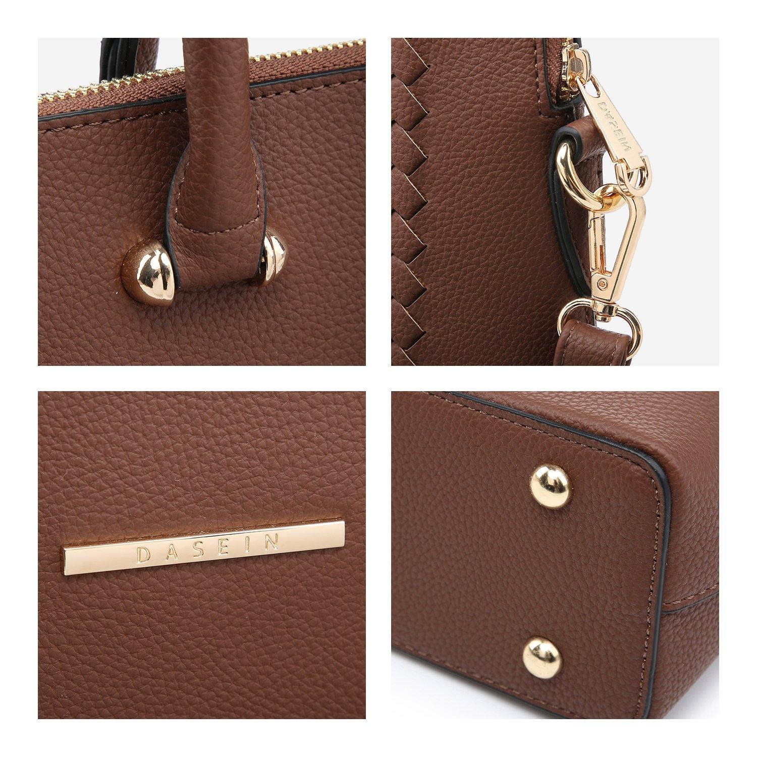 Women Slim Purse Vegan Leather Work Bag Tote with Matching Clutch Dasein - Dasein Bags