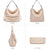 Women Concealed Carry Purses Handbags Faux Leather Hobo with Matching Clutch - Dasein Bags