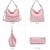 Women Concealed Carry Purses Handbags Faux Leather Hobo with Matching Clutch - Dasein Bags