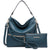Women Concealed Carry Purses Handbags Faux Leather Hobo with Matching Clutch - Dasein Bags