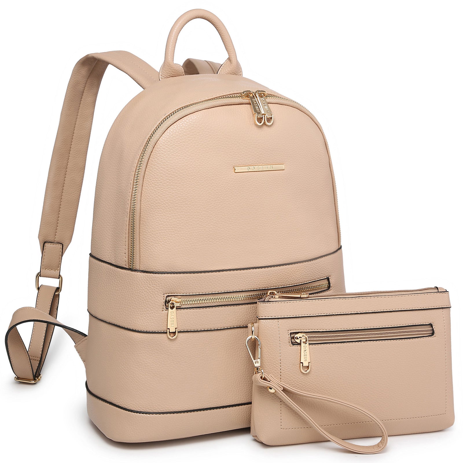 Fashion Casual Women Backpack with Matching Wristlet 2Pcs Set l Dasein